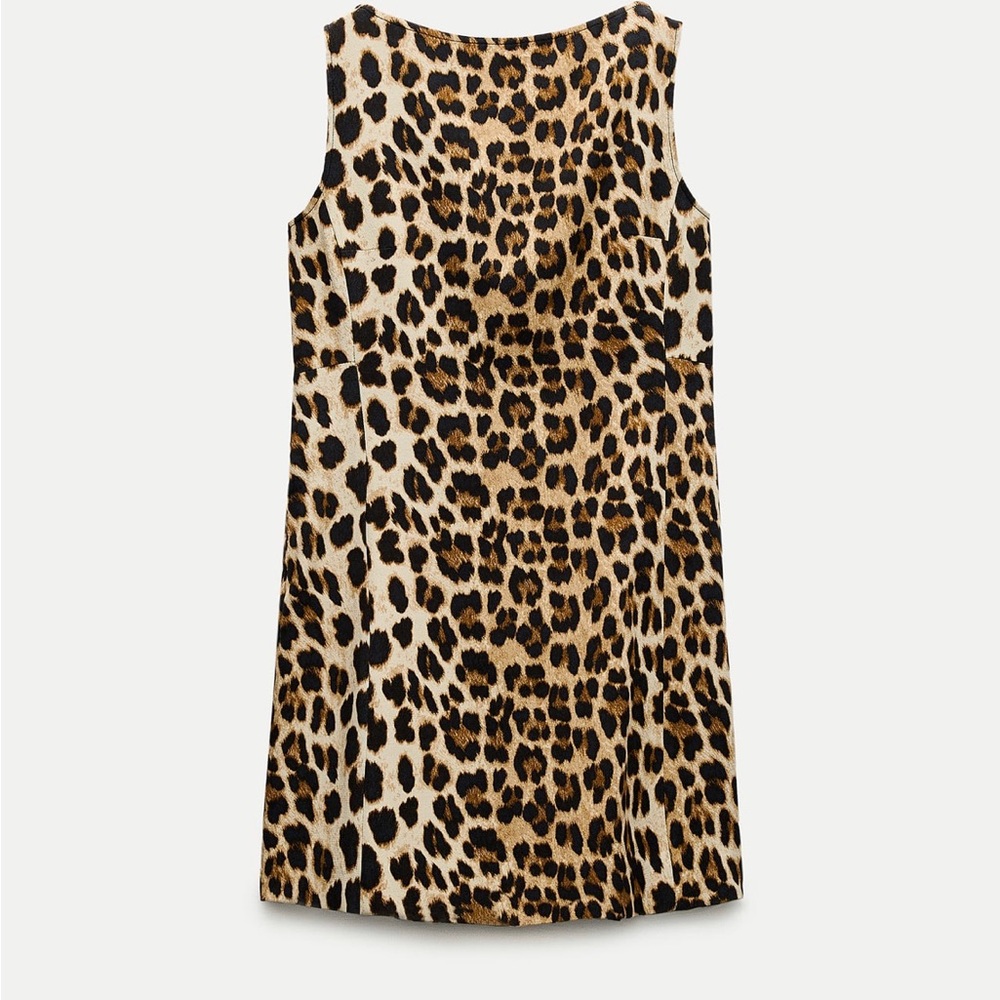 Zara leopard dress